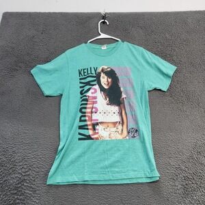 Kelly Kapowski Saved By The Bell Shirt Mens Medium Green Pacific Graphic Tee